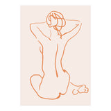 Femina, Abstract Minimal Woman Line Art Sketch, Drawing Feminine Empower Express (Print Only) thumbnail
