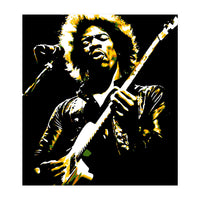 Jimi Hendrix in Pop Art  (Print Only)