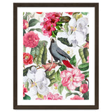 Vintage Cockatoo in Flower Jungle thumbnail