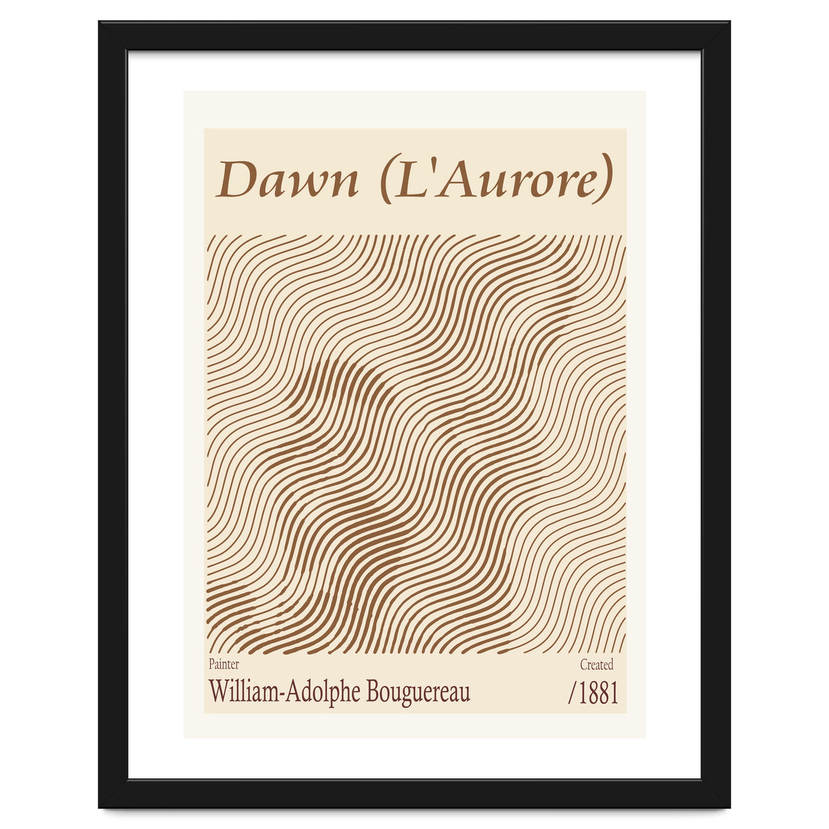 Dawn (l'aurore) – William Adolphe Bouguereau 1881