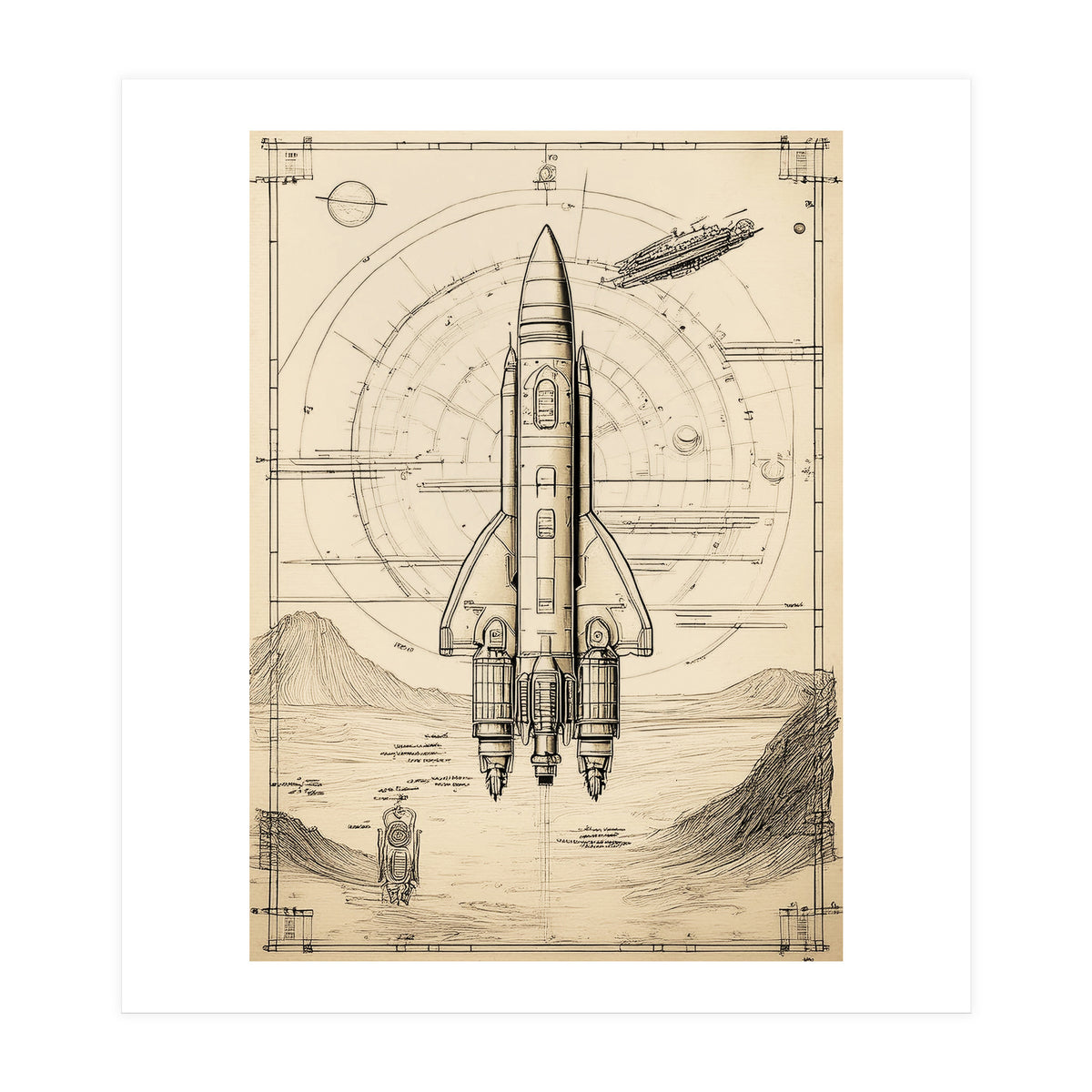 Back To The Moon 012 (Print Only)