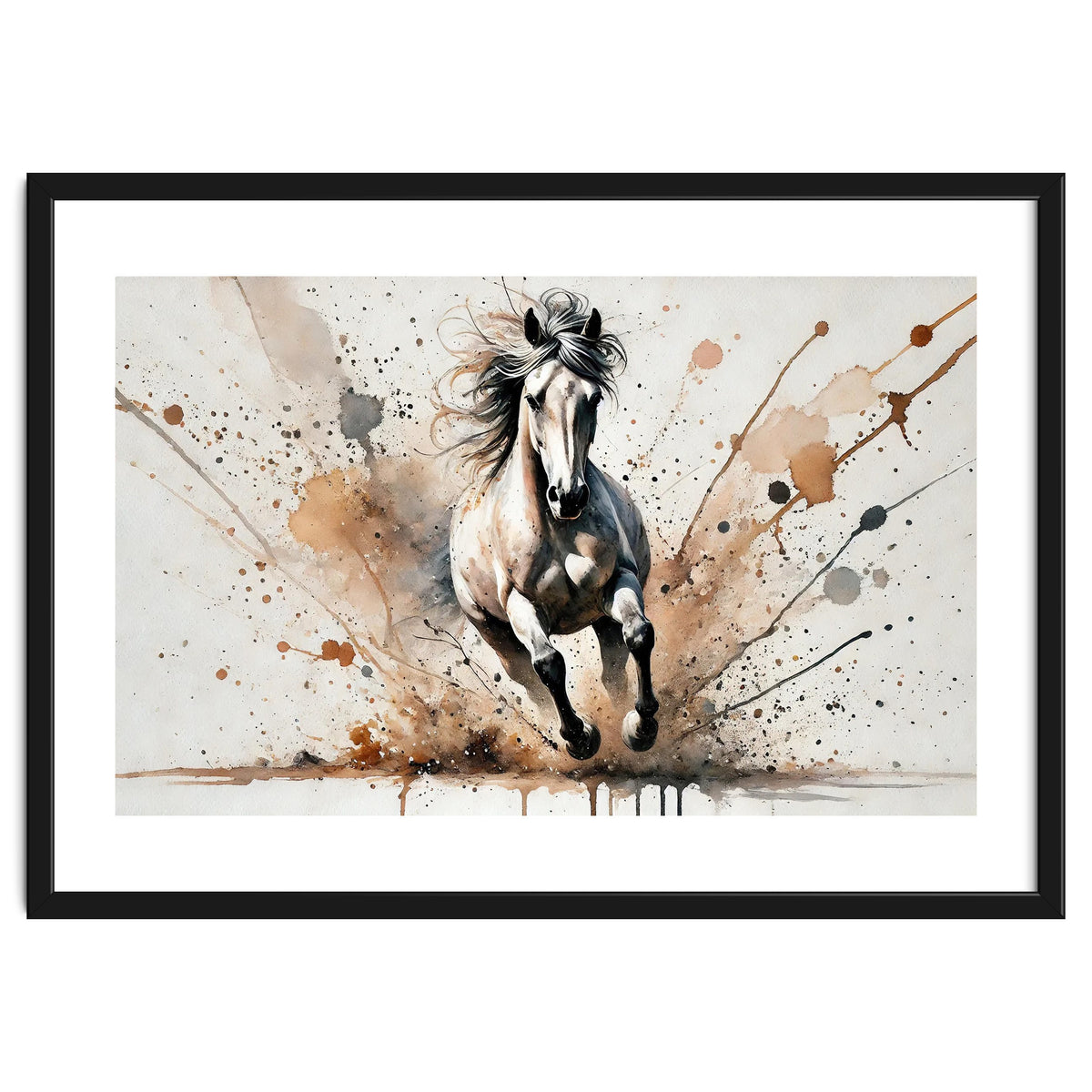 Galloping Horse Front View