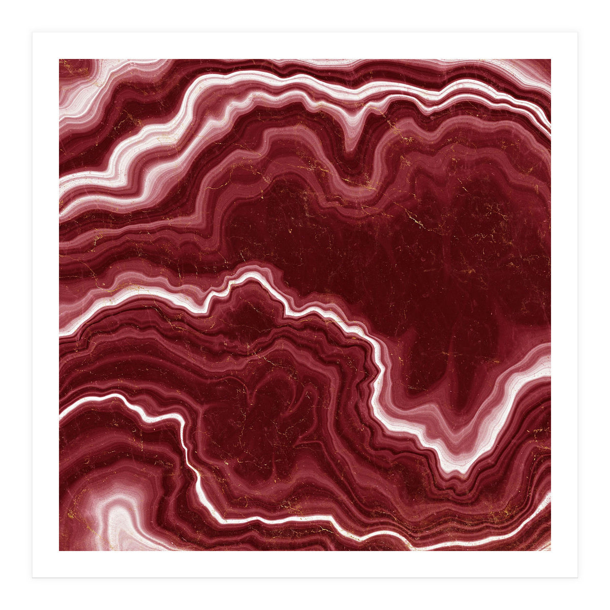 Red Agate Texture 09  (Print Only)