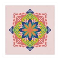 Colorful abstract mandala (Print Only)