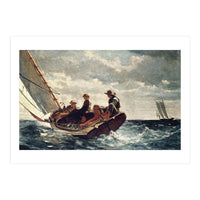 Winslow Homer: Breezing Up (A Fair Wind). Date/Period: 1873 - 1876. Painting. (Print Only)