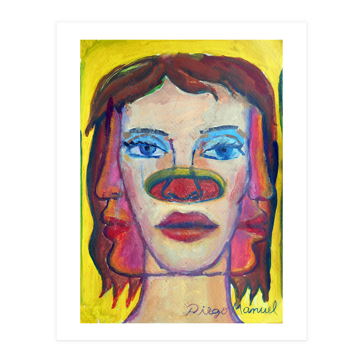 Cabeza De Mujer 16 (Print Only)