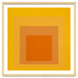 JOSEF ALBERS - HOMAGE TO THE SQUARE YELLOW ORANGE 2. HIGH RESOLUTION thumbnail