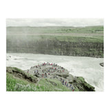 Tourists at the edge of the big river - Iceland  (Print Only) thumbnail