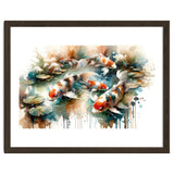 Colorful Koi Fish In Pond thumbnail