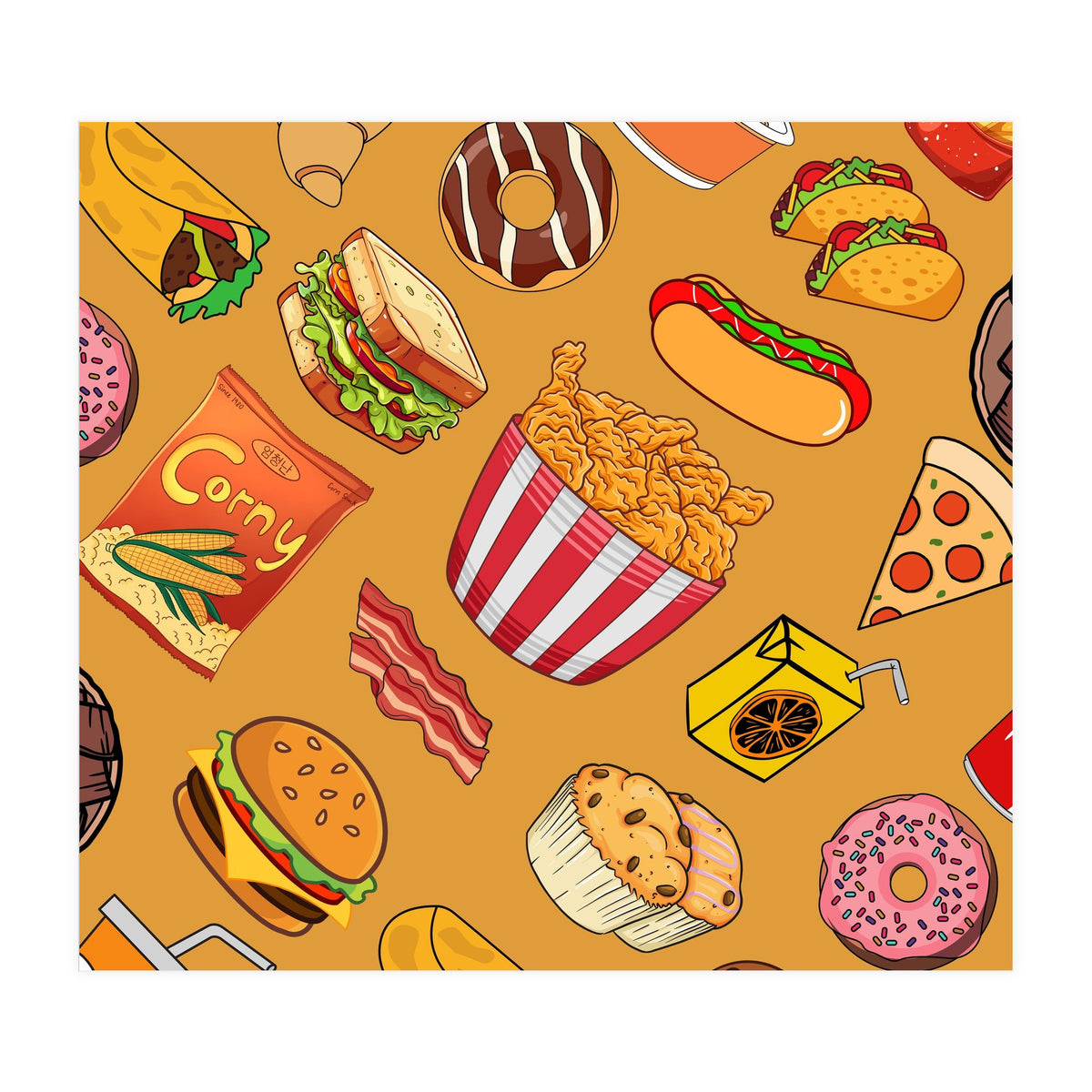 Fast Food 🍔 (Print Only)