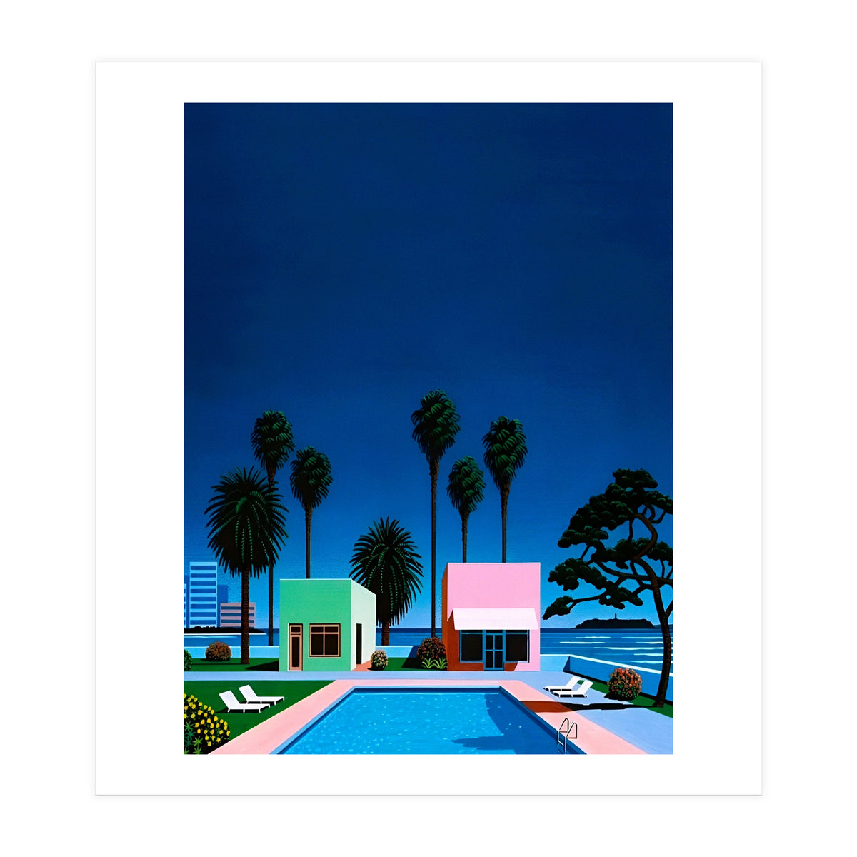 Hiroshi Nagai - City Pop , Vaporwave Aesthetic (Print Only)