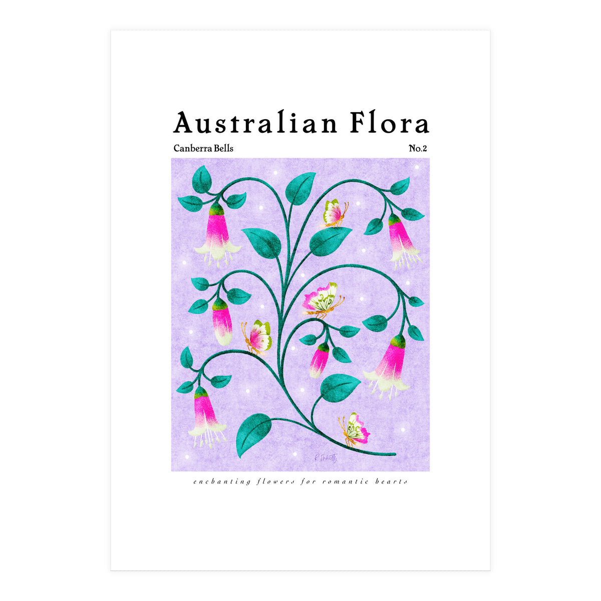 Australian Flora: Canberra Bells (Print Only)