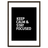 keep calm and stay focused thumbnail