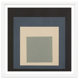 JOSEF ALBERS - HOMAGE TO THE SQUARE BEIGE GREY BLACK HIGH RESOLUTION thumbnail