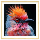 Close Up Of Exotic Bird With Vibrant Plumage thumbnail