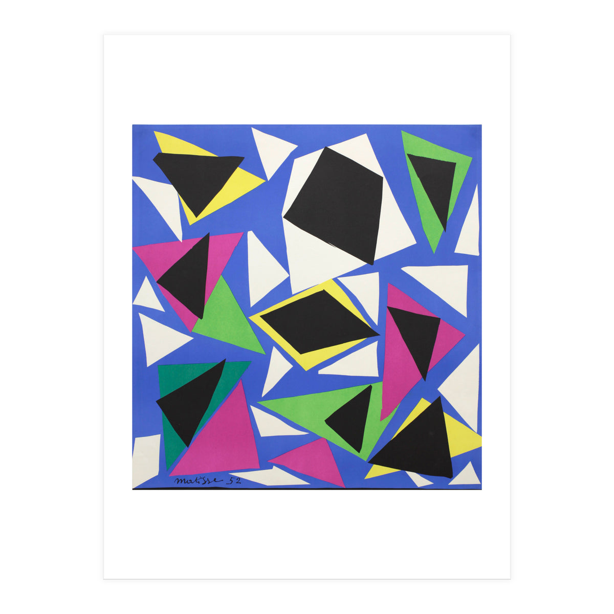 Gouaches Découpées – Henri Matisse Exhibition Poster (Print Only)