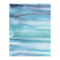 Gradient Watercolor Sea Blue (Print Only)