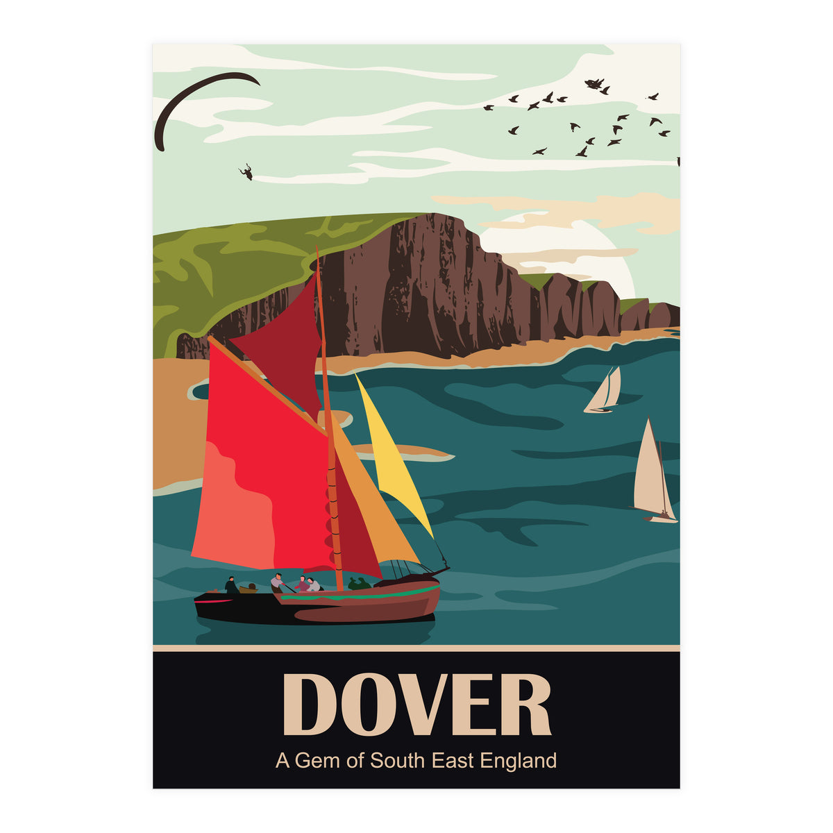 Dover, a Gem Of Southeast England (Print Only)