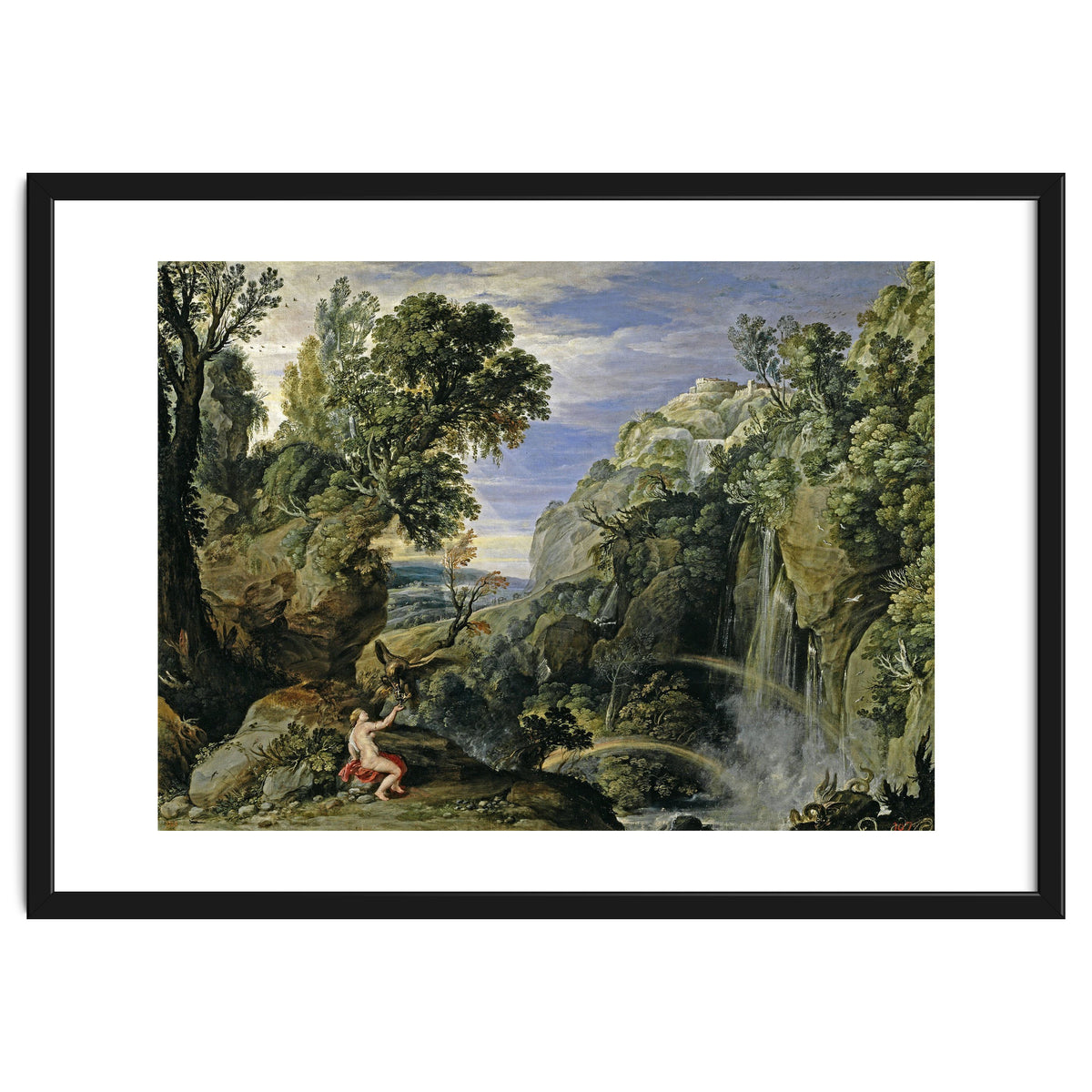 Pedro Pablo Rubens; Paul Bril / 'Landscape with Psyche and Jupiter', 1610; ca. 1630, Flemish Scho...