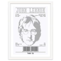 Receipt Art John Lennon