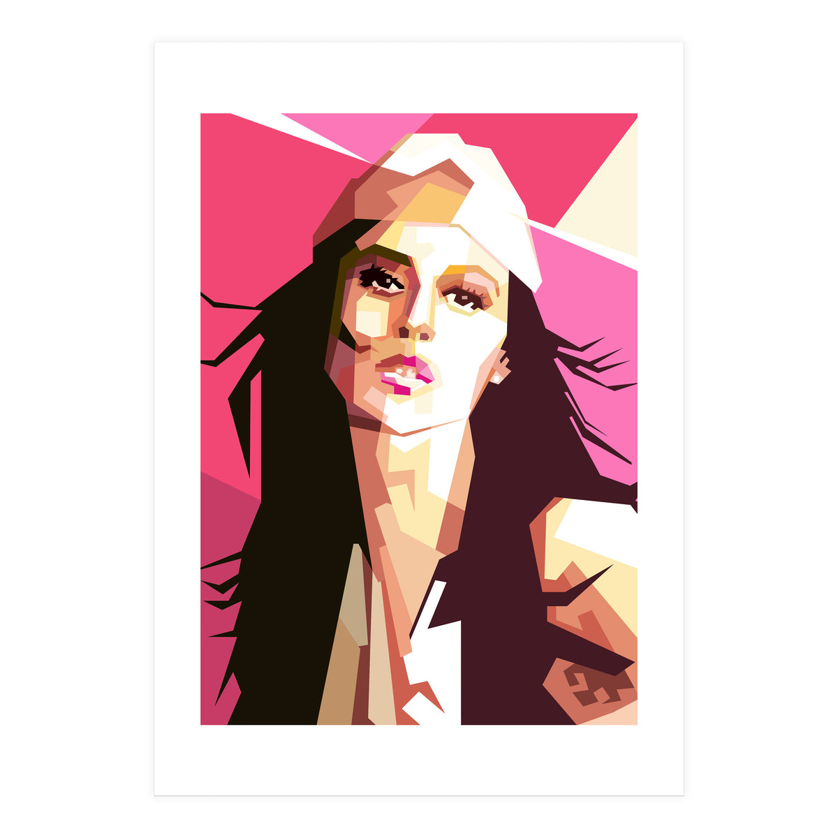 Beauty Monica Bellucci Actress Art Retro (Print Only)