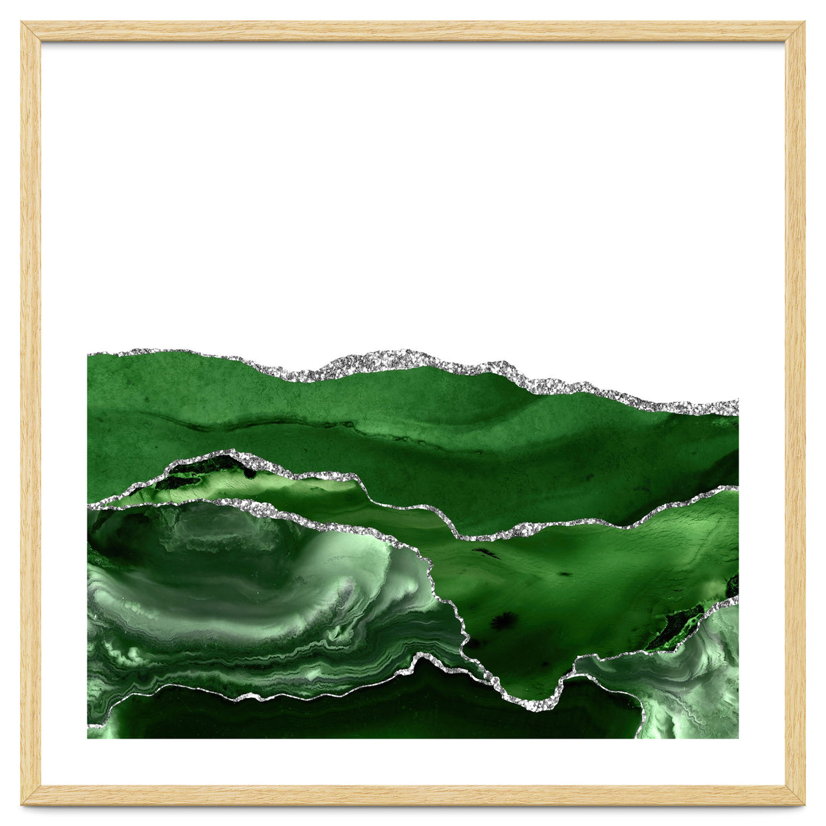 Green & Silver Agate Texture 07