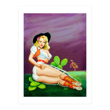 Sexy Pinup Gil Fell On Cactus From A Horse (Print Only) thumbnail