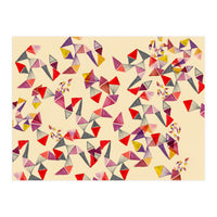 Watercolour Geometric Shapes (Print Only)