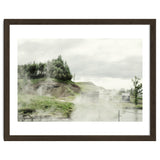 A natural hot spring landscape where steam rises - Iceland thumbnail