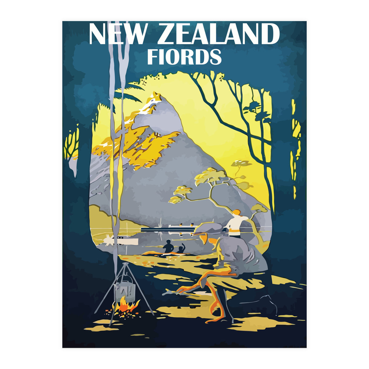 New Zealand Fiords (Print Only)