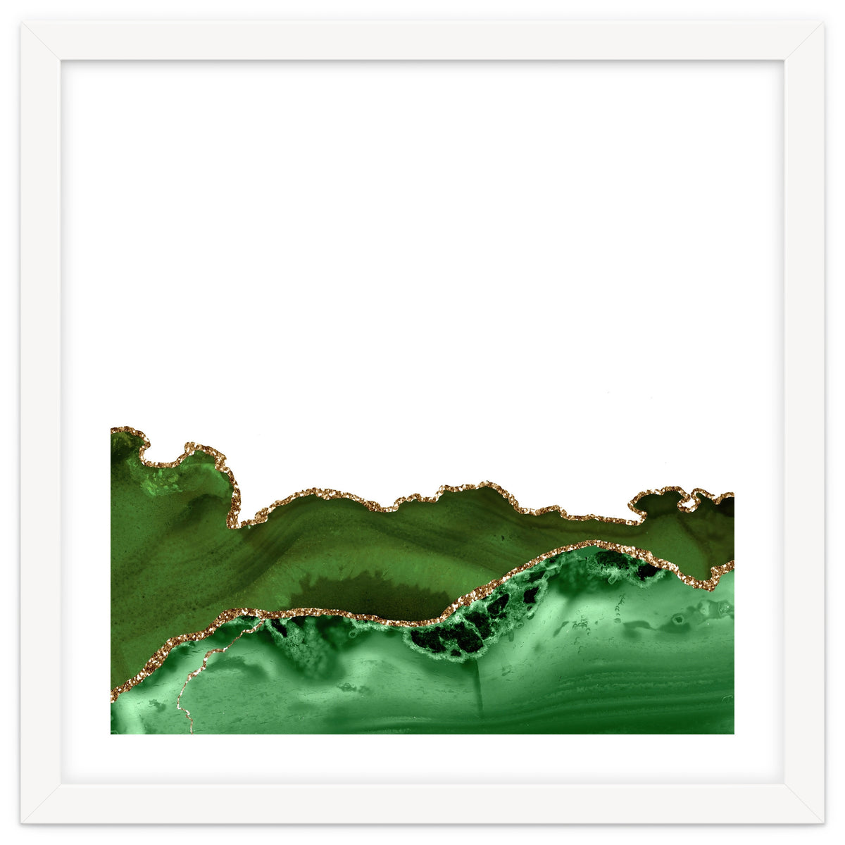 Green & Gold Agate Texture 30