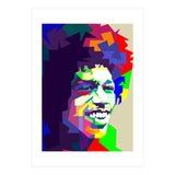 Jimi Hendrix Rock And Blues Music Pop Art (Print Only) thumbnail