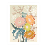 Springtime Daisies Earthy Tones (Print Only) thumbnail