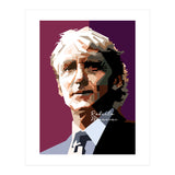 Roberto Mancini Retro Football (Print Only) thumbnail