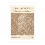 Portrait Of An Old Man With Beard – Vincent Van Gogh (1885) (Print Only) thumbnail