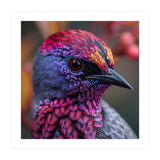 Vibrant Exotic Bird Detailed Feather Close Up (Print Only) thumbnail
