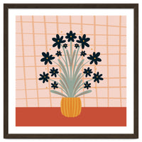 Floral Vase Orange