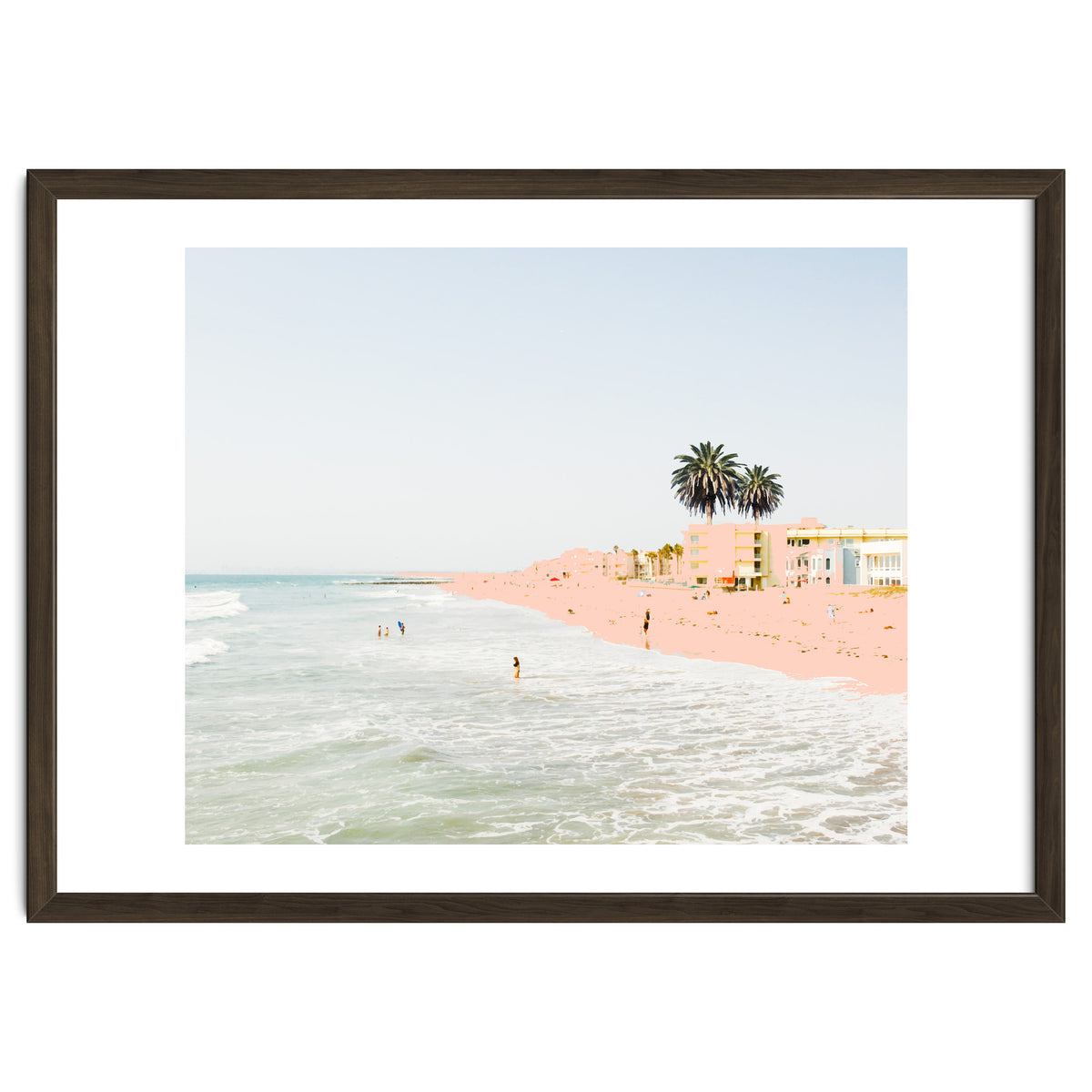 Pink Beach #society6 #decor #buyart