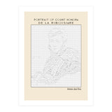 Portrait of Count Honoré de La Riboisière – Antoine-Jean Gros (ascii art)  (Print Only) thumbnail