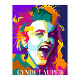 Cindy Lauper 80s Retro Singer Art WPAP (Print Only) thumbnail