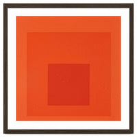 JOSEF ALBERS - HOMAGE TO THE SQUARE RED