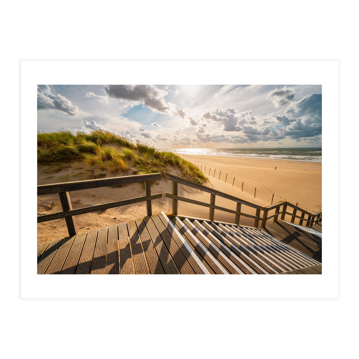 A day at the Dutch beach (Print Only)