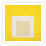 JOSEF ALBERS - HOMAGE TO THE SQUARE YELLOW WHITE thumbnail