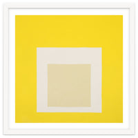 JOSEF ALBERS - HOMAGE TO THE SQUARE YELLOW WHITE