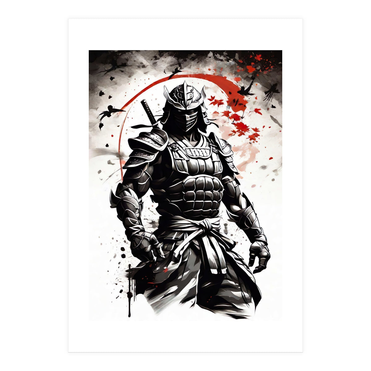 Samurai Warrior Art (Print Only)