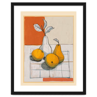 Modern Pear Still Life