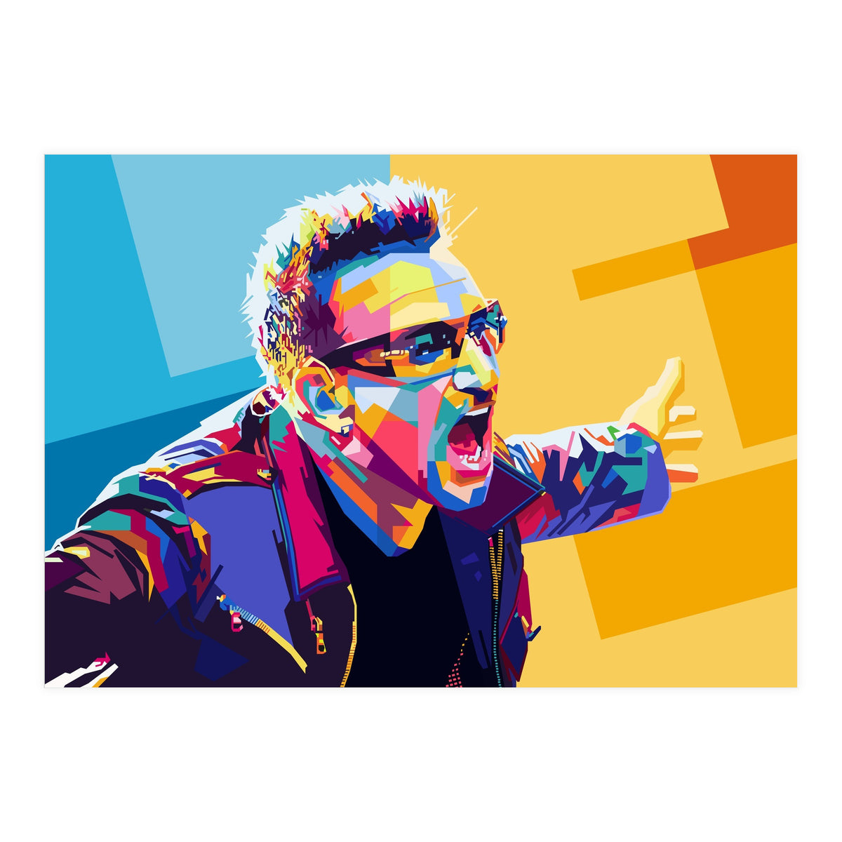 Bono Style WPAP (Print Only)