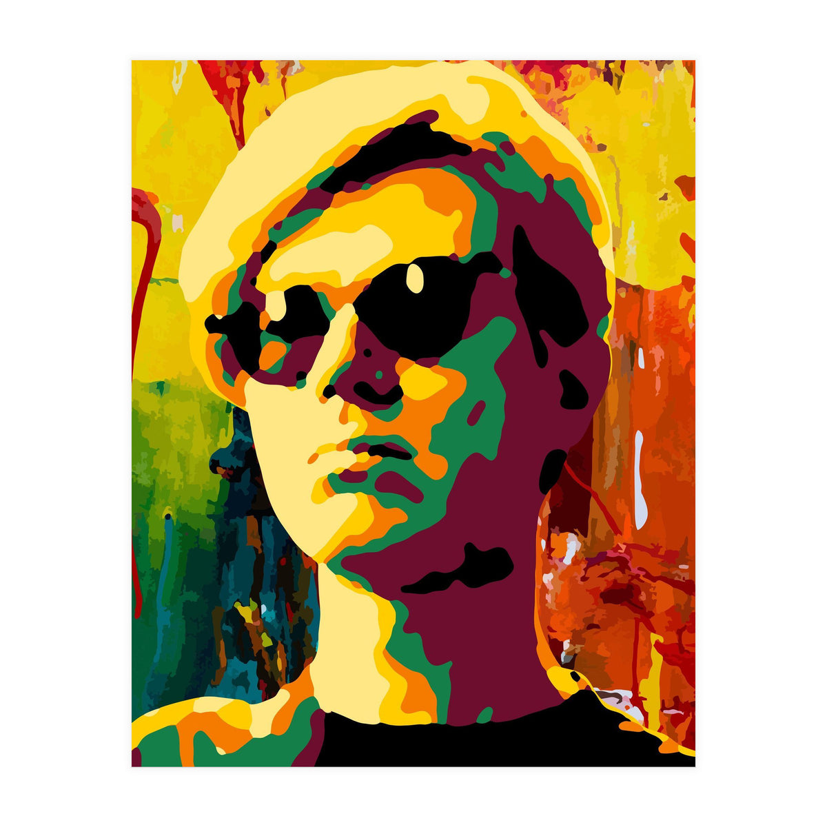 Andy Warhol Abstract  (Print Only)