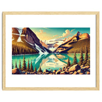 Vintage Lake Louise Banff Poster, Canada