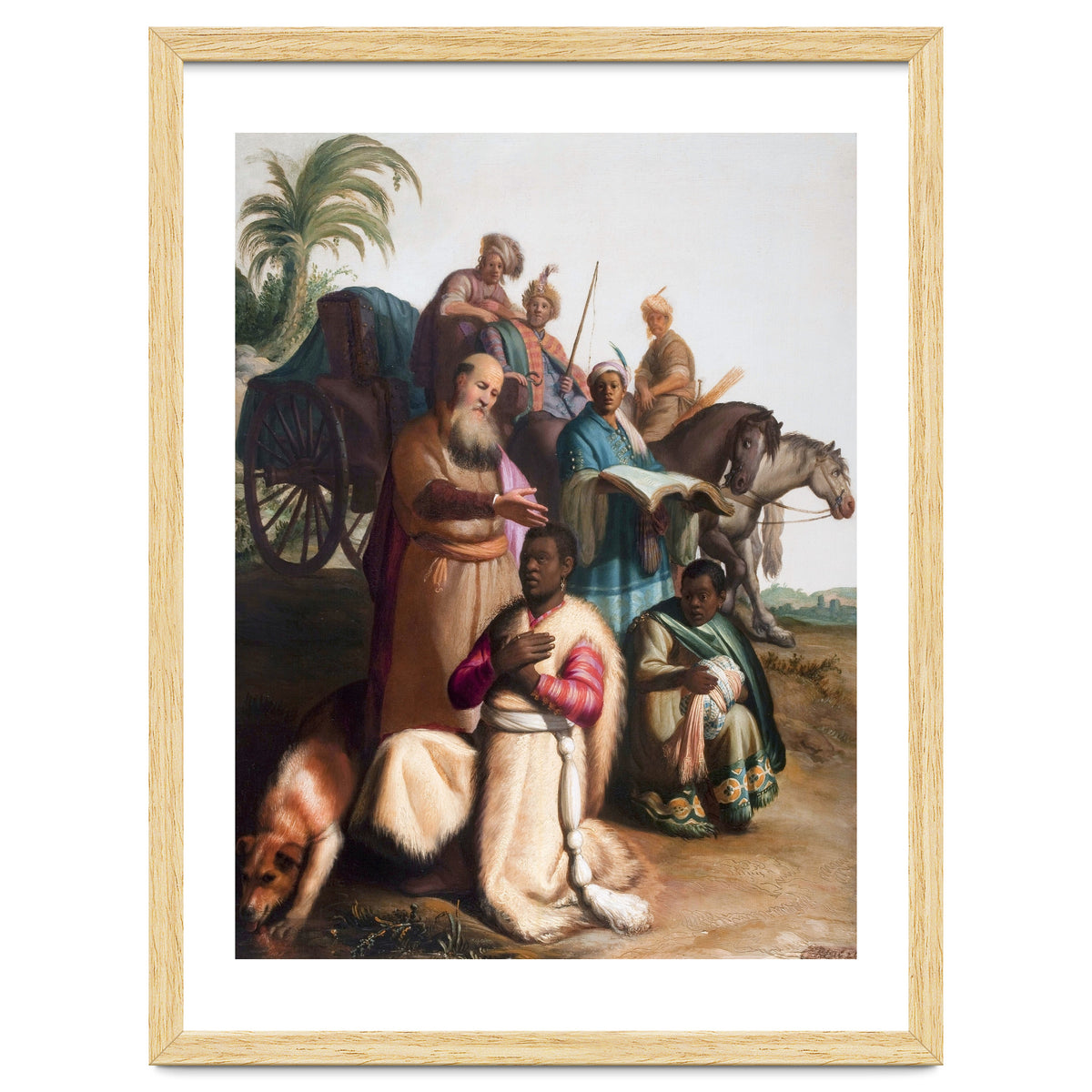 Rembrandt – The Baptism of the Eunuch (1626)